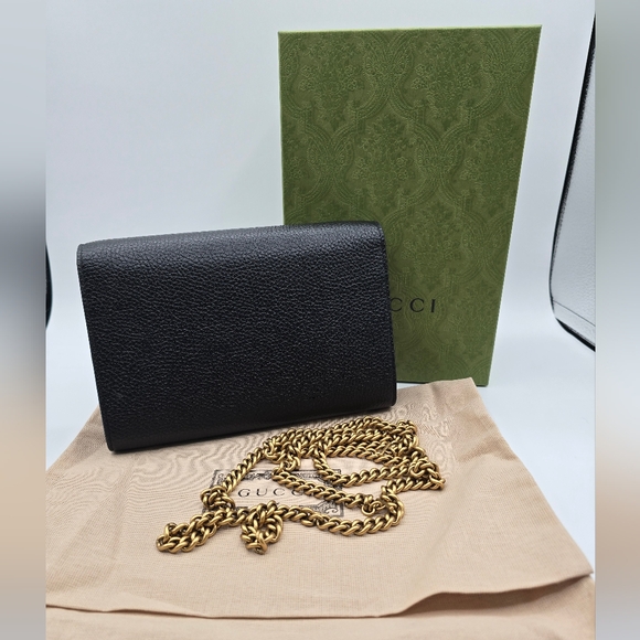 ❌️❌️SOLD❌️❌️25A❤️ NWT Gucci GG Marmont Wallet on Chain - Picture 4 of 11